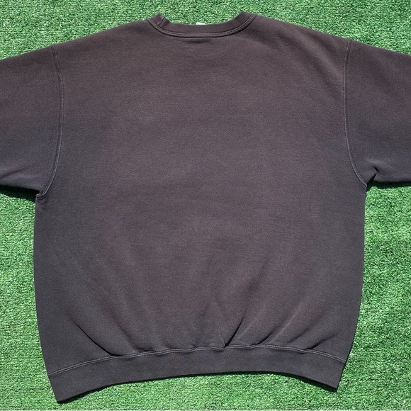 Vintage 90’s Nike Swoosh White Tag Black Sweatshirt Men’s XL USA Made - Picture 7 of 7